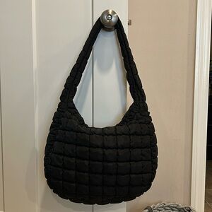 Urban Expressions Quilted Polyester Shoulder Bag